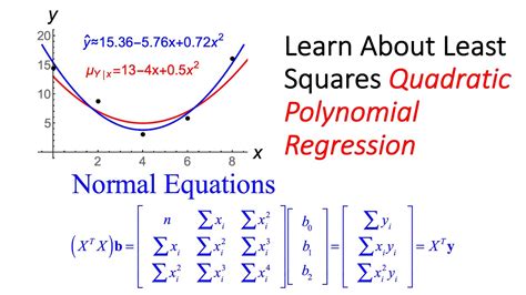 Quadratic Regression Calculator. This calculator produces a quadratic regression equation based on values for a predictor variable and a response variable. Simply enter a list of values for a predictor variable and a response variable in the boxes below, then click the “Calculate” button: